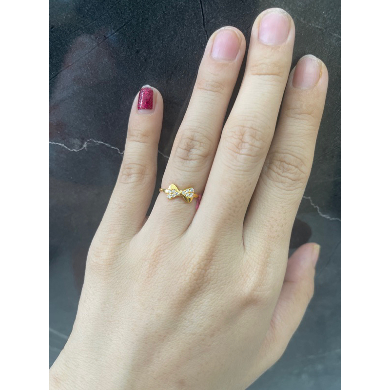 Cincin emas asli kadar 875 cincin pita hadiah ultah cincin remaja