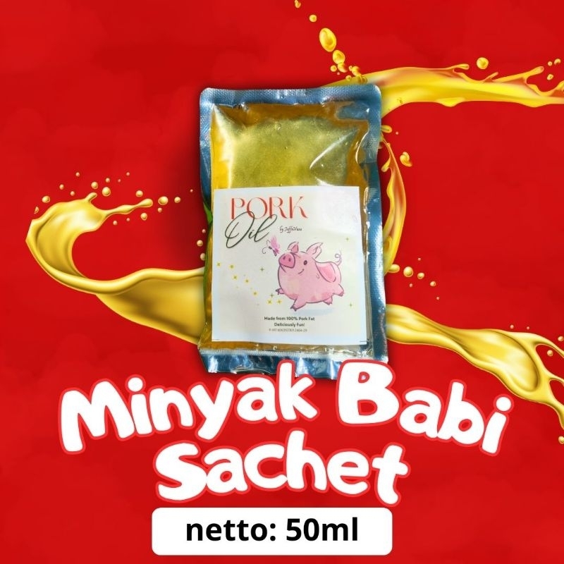 

minyak babi asli tanpa campuran/minyak babi sachet/minyak babi mini/minyak goreng sachet/minyak goreng/terlaris minyak/bumbu masakan/pork oil/lard/minyak mie ayam/nasi goreng/umpan pancing/kemasan ekonomis/kemasan sachet/minyak babi/minyak baby/non halal