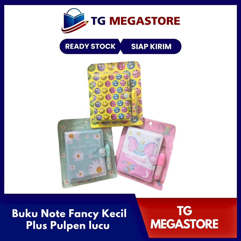 

Buku Note Fancy Kecil Plus Pulpen lucu - E001