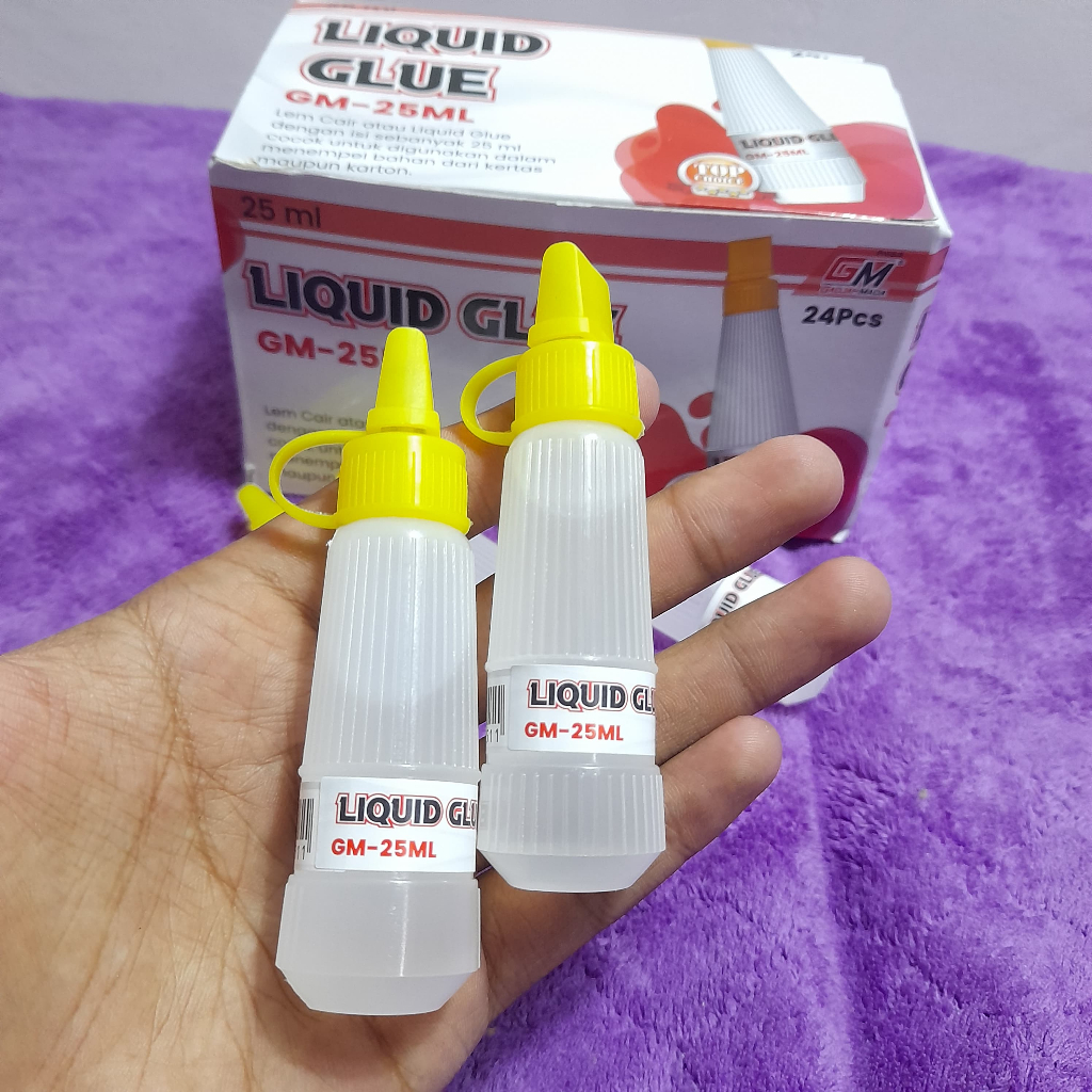 

Lem Kertas Cair Kecil / Liquid Glue GM-25ML