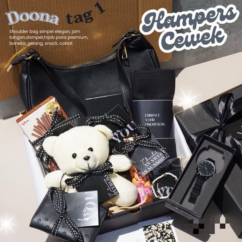 KADO CEWEK/HAMPERS ULANG TAHUN/HADIAH WISUDA ANNIVERSARY GRADUATION VALENTINE SEMPRO PERNIKAHAN