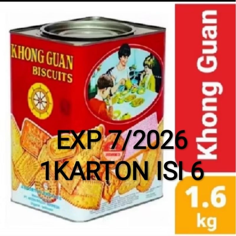 

Namota 10 KHONG GUAN KALENG BESAR 1.6KG / KARTON EXP 7/2026