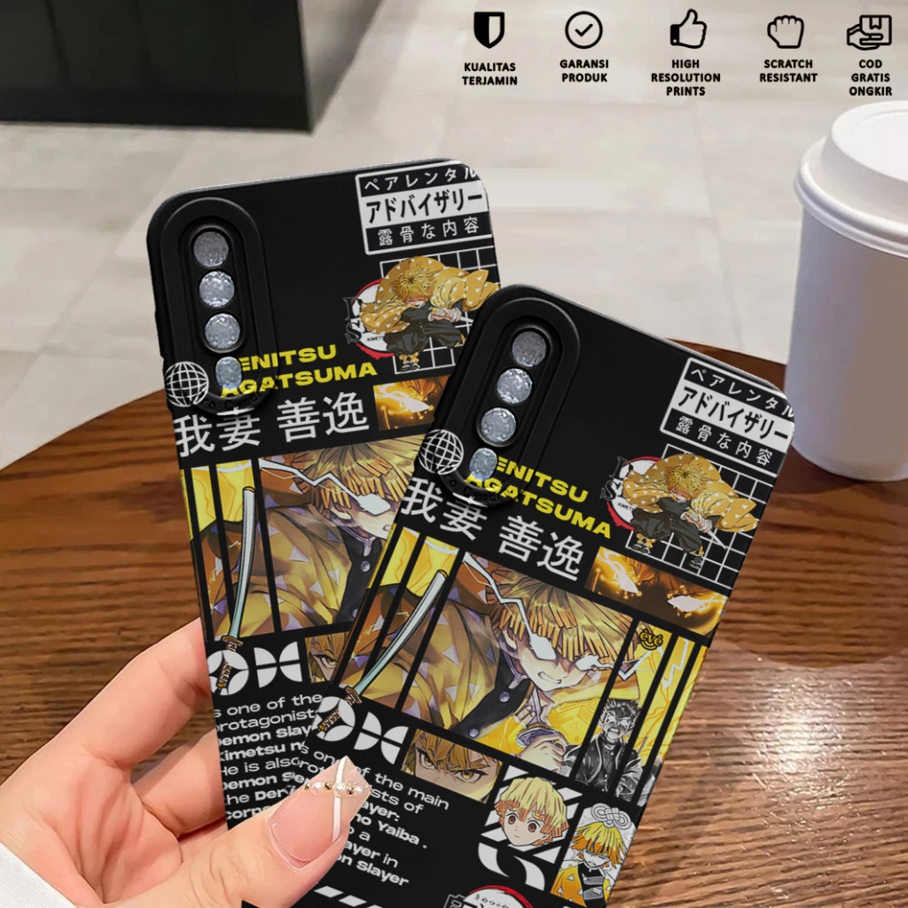 Case Samsung A30S A50 A50S - Softcase Samsung A30S A50 A50S Motif Kimetsu - Casing Hp Samsung A30S A