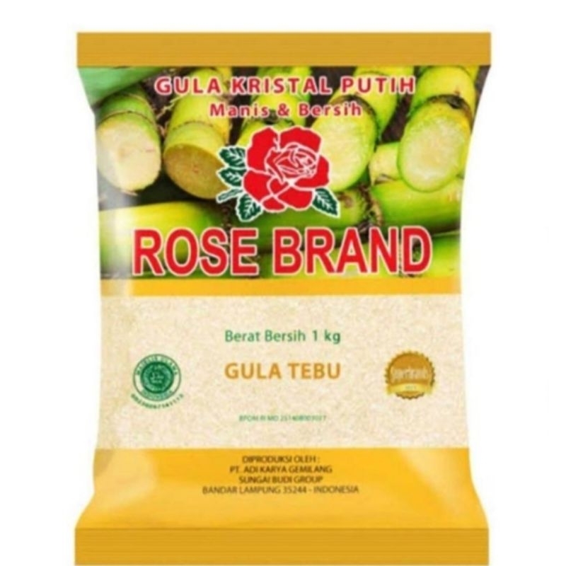 

Gula Rosebrand kemasan 1kg random hijau dan kuning