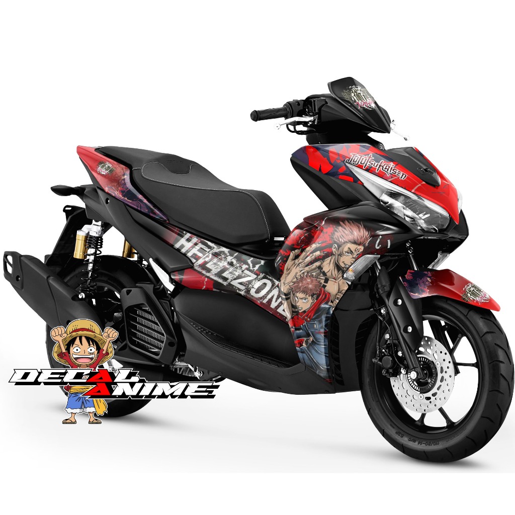 [Decal Anime] Decal Aerox Full body -Stiker Full body Aerox 155 OLD NEW AEROX Anime Jujutsu Kaisen 3
