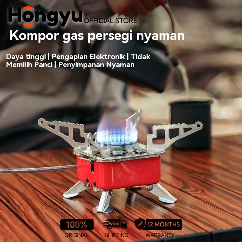 Kompor Gunung Camping Mini Gas Butana Portable Gas Stove Kompor Mini Outdoor Kompor Lipat Kovar