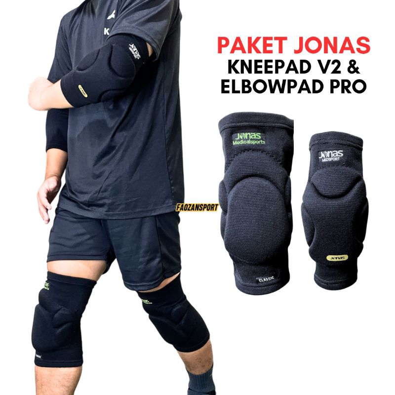 Kneepad Futsal Jonas V2 V3 Grande Elbowpad Jonas Pro Neo Knepad Deket Lutut Pelindung Kiper Futsal