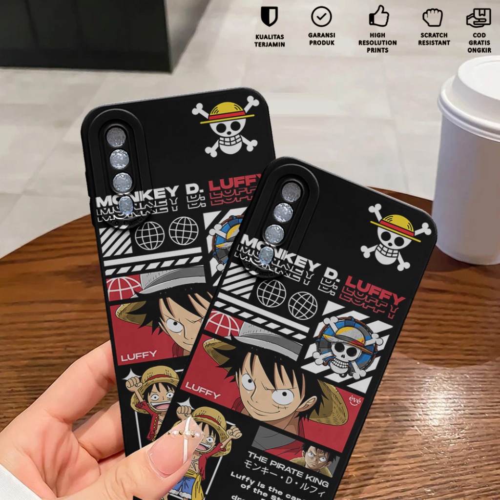 Case Samsung A30S A50 A50S - Softcase Samsung A30S A50 A50S Motif One Piece - Casing Hp Samsung A30S