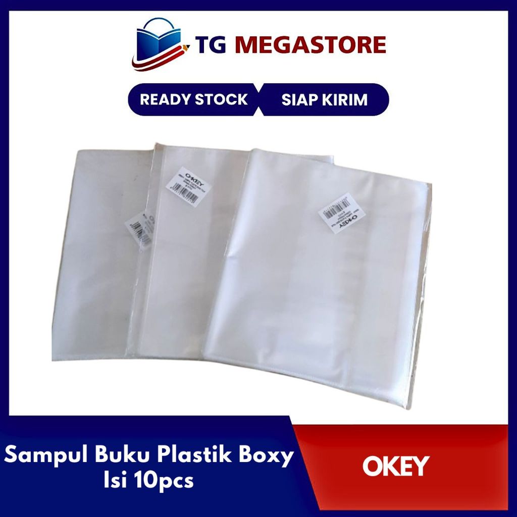 

Sampul Buku Plastik Boxy Okey Isi 10pcs