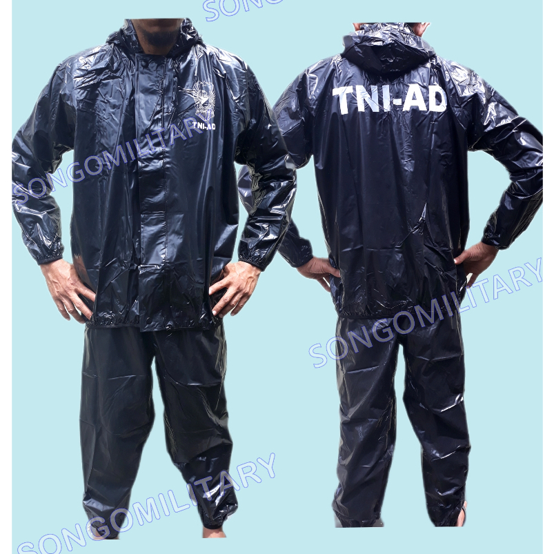 Sauna Suit TNI Baju Sauna TNI Set Jaket Celana Original Pembakar Lemak Tubuh Baju Olahraga