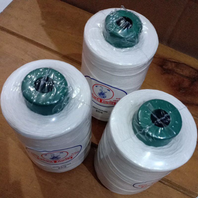 Kinder Dstore Benang Jahit (200Gr) Karung Angsa Dunia Besar / Benang Mesin Jahit Karung