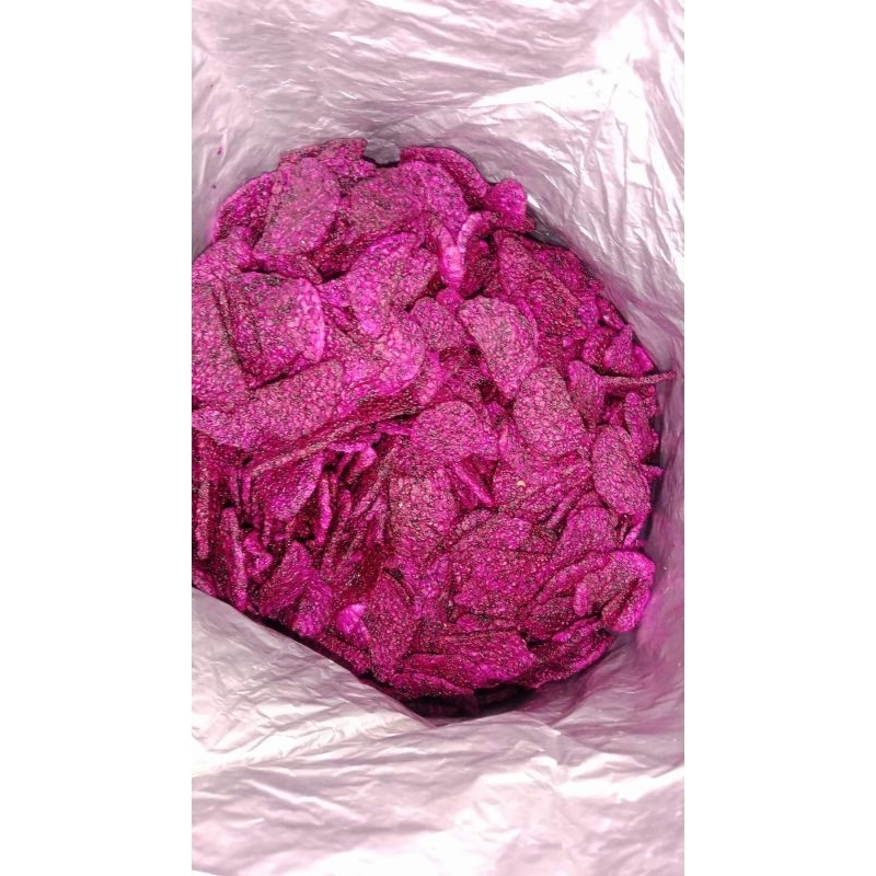 

Keripik buah naga 100 gram tanpa gula