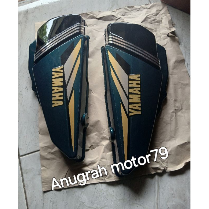 Cover box aki bok aki tutup aki rx king 2002 Warna Hijau Botol