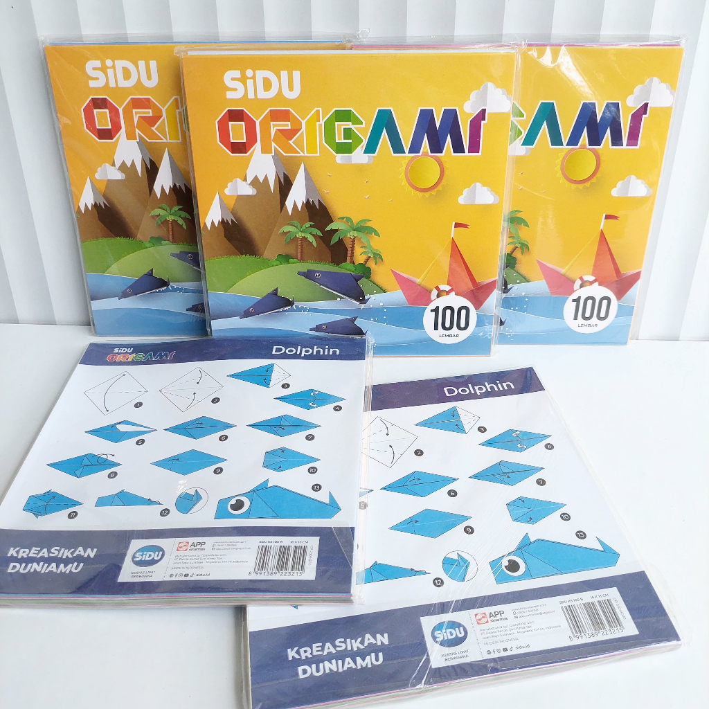 

Origami SIDU 16 x 16 Isi 100 Lembar Kertas Lipat Berwarna