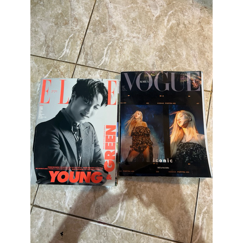 Majalah VOGUE korea rose edition & ELLE KAI Official