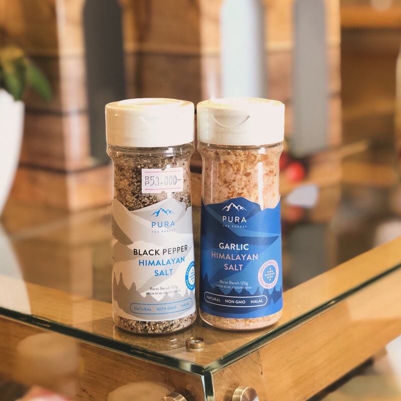 

PURA Himalayan Salt Series (With Pepper or Garlic) 125 GR