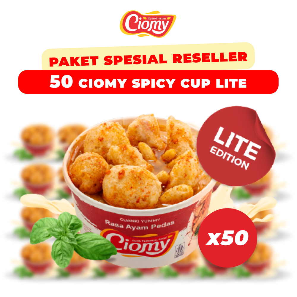 

Paket Spesial Reseller Cuanki Spicy Cup Lite 50pcs