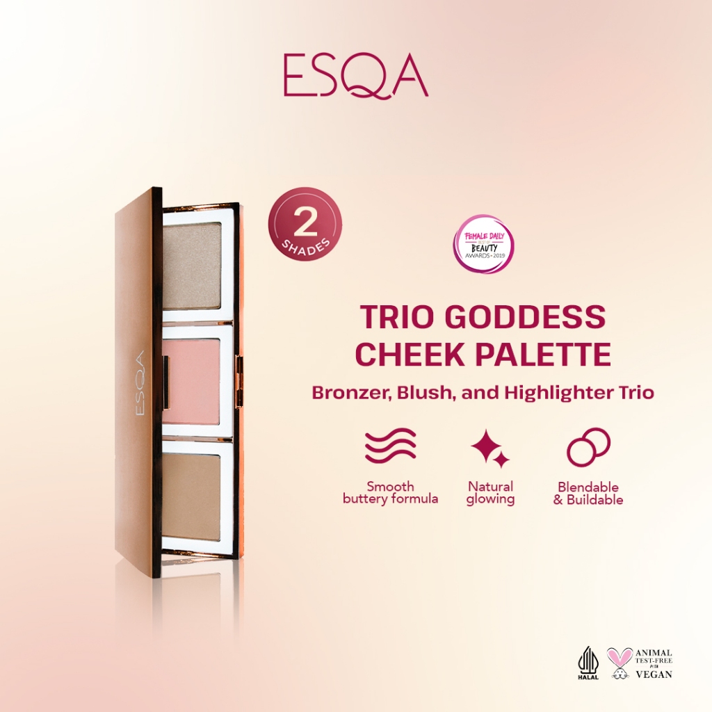 Esqa Goddess Cheek Palette - Aphrodite