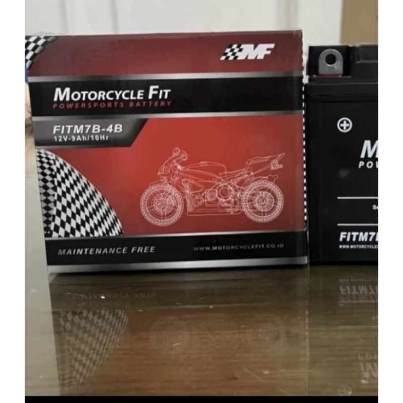 Aki Motor Fitm7b4b Gm7b4b 12V 9Ah Yamaha Nouvo Scorpio Honda Tiger