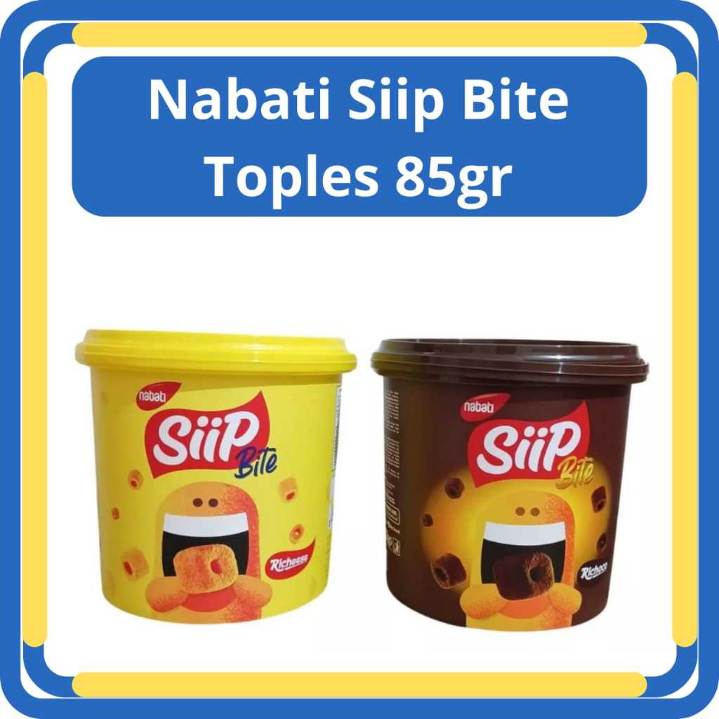 

Nabati Siip Bite Toples Richoco Cheese 85gr