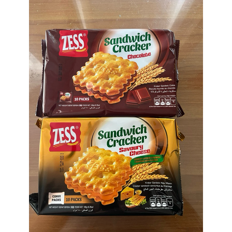 

Zess Sandwich Crackers kemasan 180gr