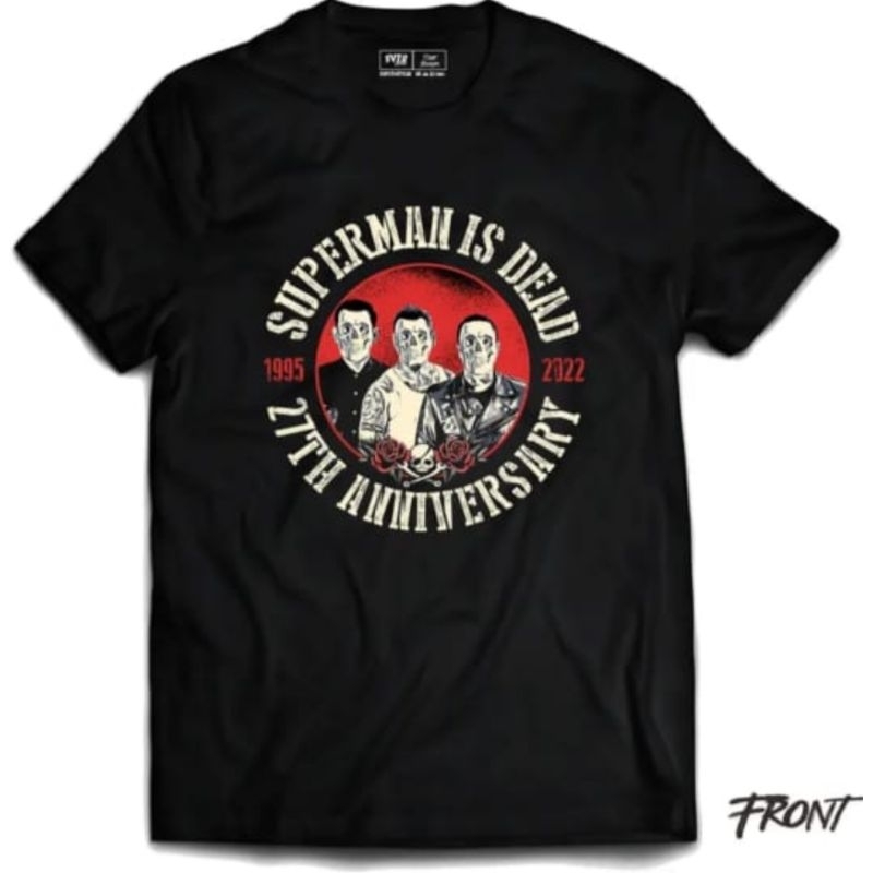 KAOS PRIA DISTRO ORIGINAL 100% II SUPERMAN IS DEAD// KAOS PRIA KEKINIAN