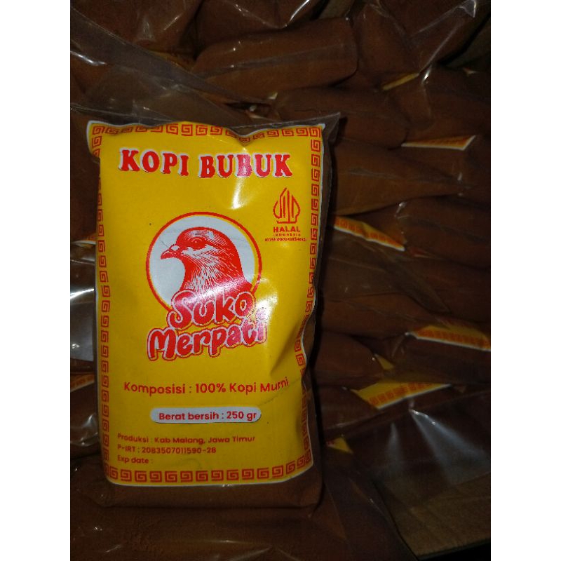 

Kopi Bubuk Murni 250g Khas Dampit