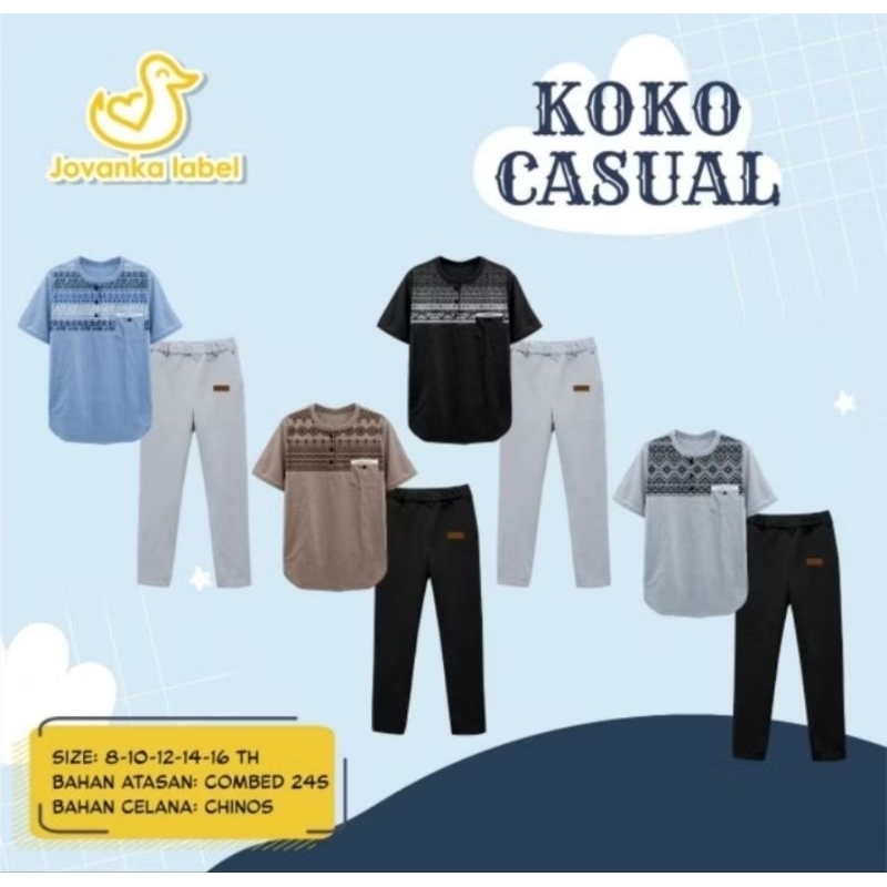 Neww READY SET KOKO CASUAL JOVANKA LABEL