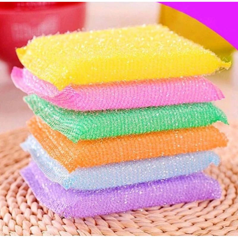 Spons Cuci piring/ Busa cuci piring/ Spons Busa cuci piring warna