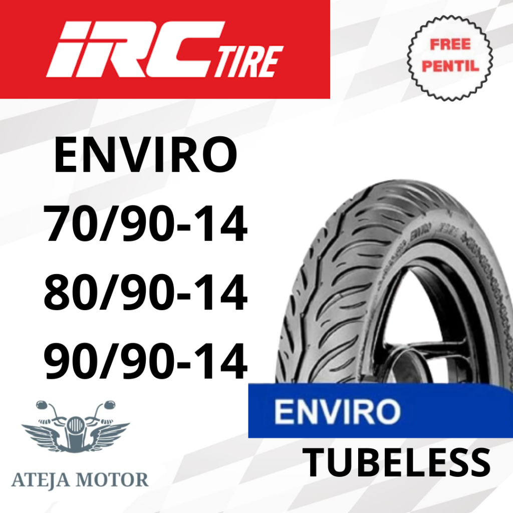 Ban Ring 14 Ban Tubeless Ban IRC Enviro 80/90-14 90/90-14 Ban Tubeless Ring 14 Ban Motor Ring 14