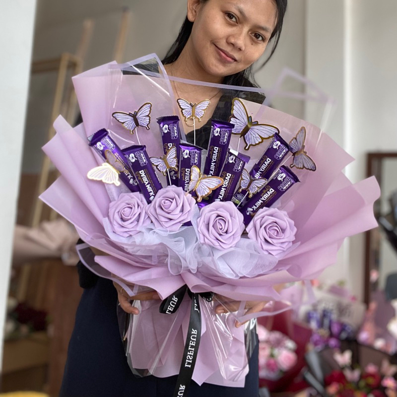 

NOB Buket coklat silverqueen