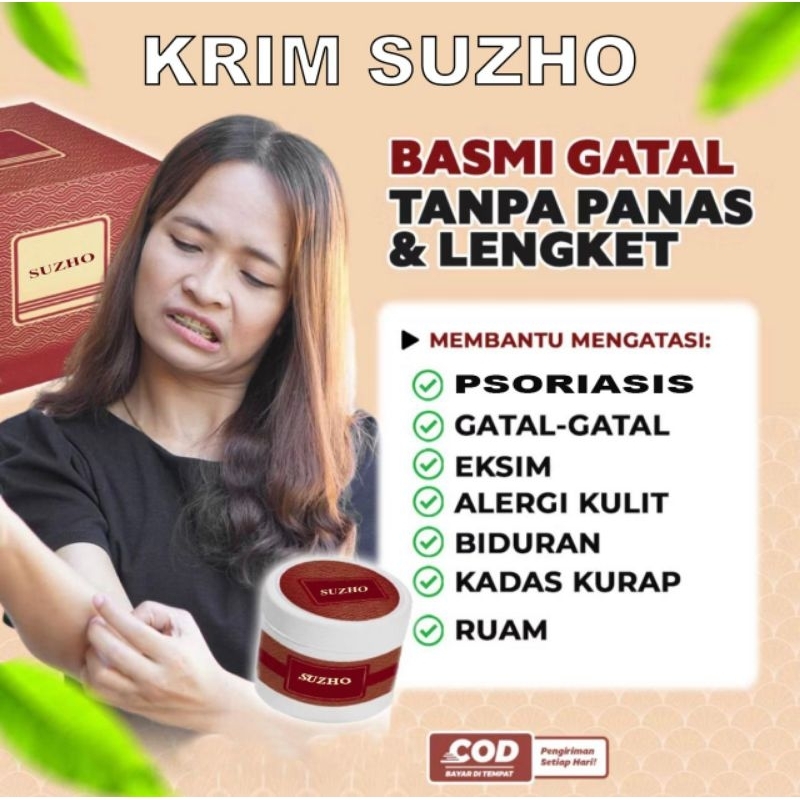 KRIM Racikan CINA Efektif Atasi Gangguan Kulit EKSIM, PSORIASIS, KUTU AIR DAN LAINYA ISI 10 Gram