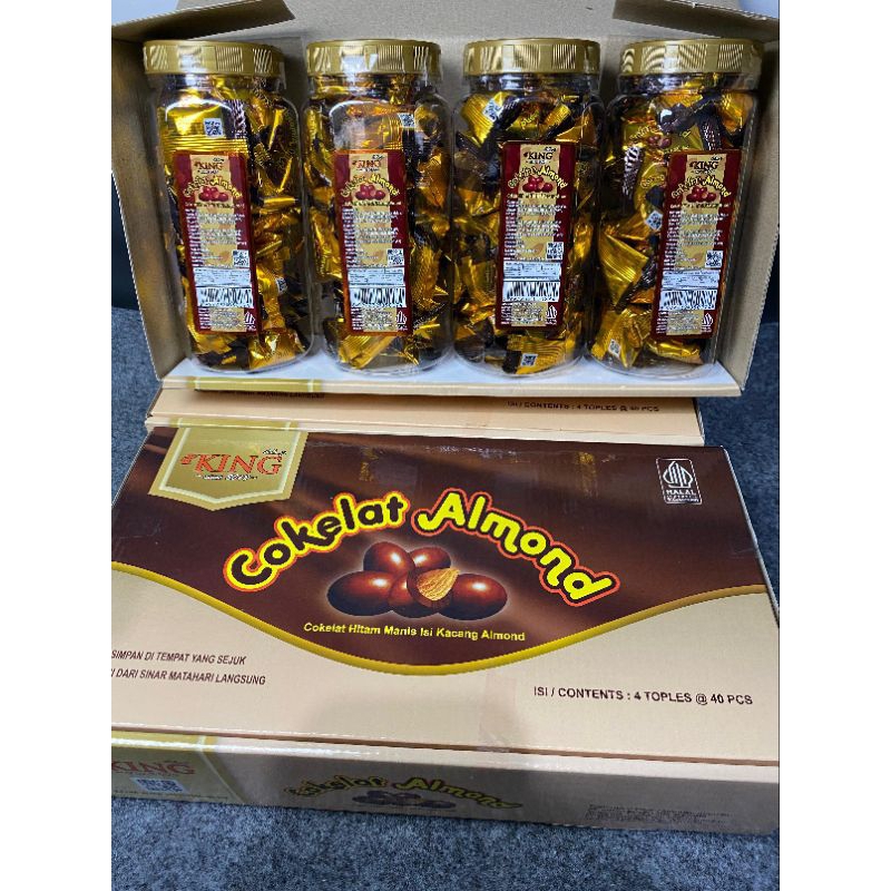 

COKELAT ALMOND D'KING BEST SELLER/MAKANAN LEBARAN
