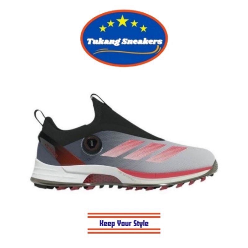 Sepatu Golf Pria Adidas Adizero Zg Boa Lucidred Coreblack ADFIH9896