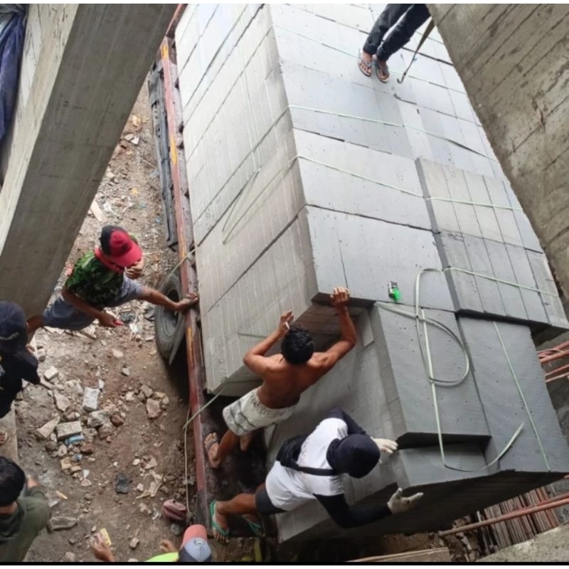 Hebel (Bata Ringan) ALFACON/FBI/WALLBRICK 1 DO 12,6 m³ ukuran 7,5cm & 10cm Free Ongkir Jabodetabek