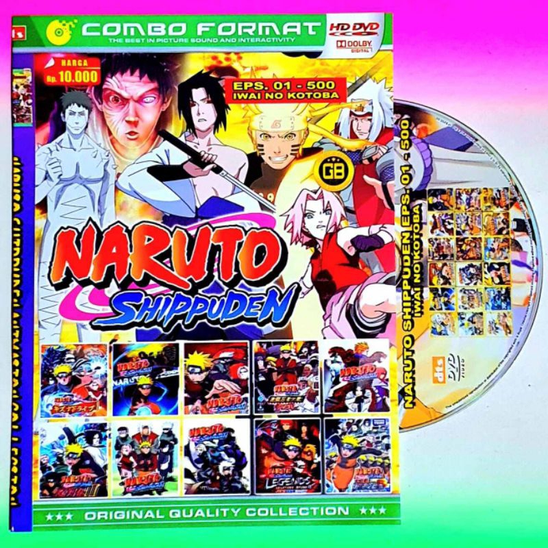 kaset DVD film Naruto the move