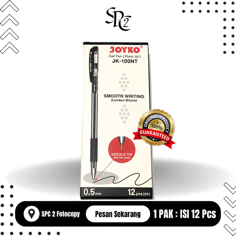 PULPEN GEL JOYKO Ujung Lancip & Tumpul