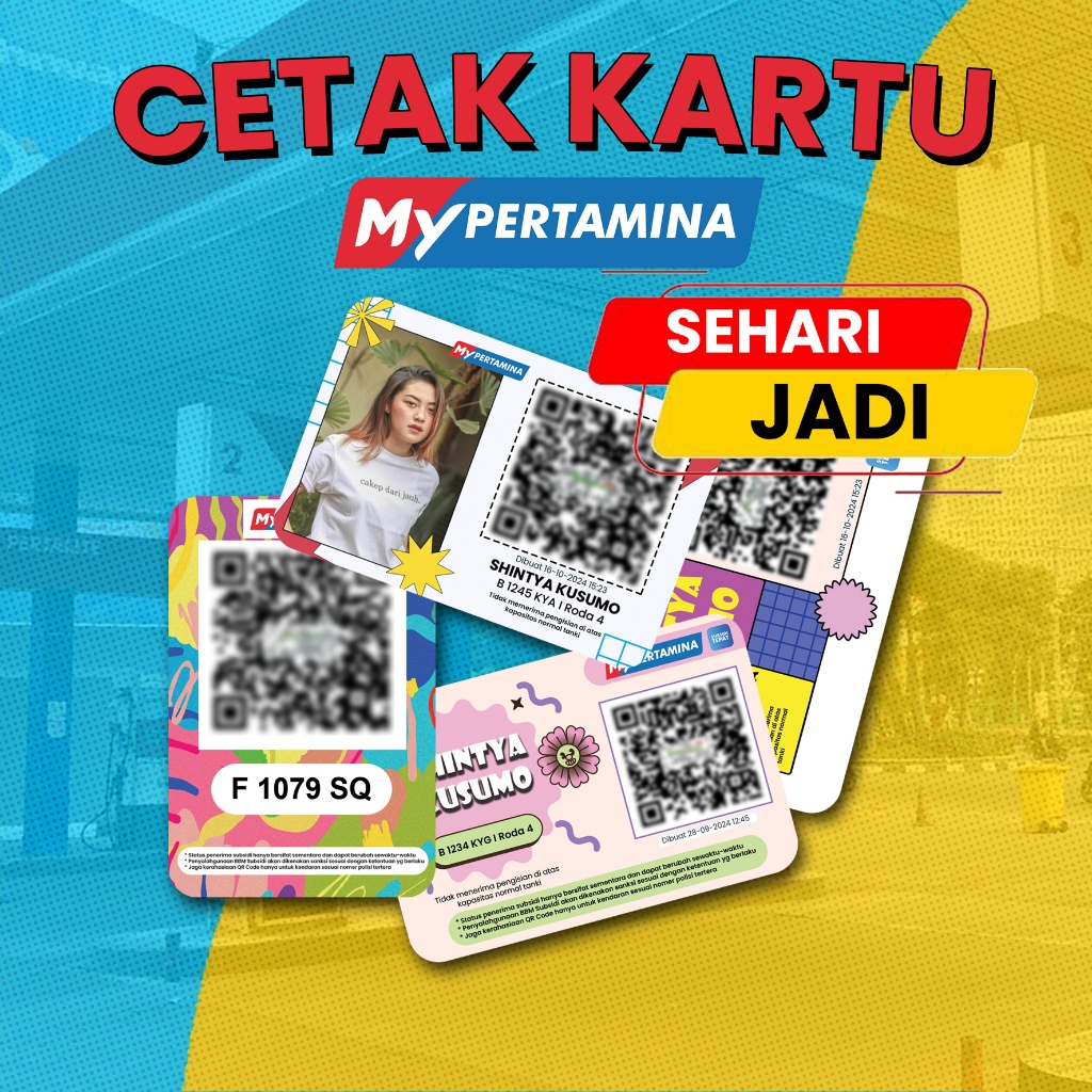 

Cetak Kartu My Pertamina Sehari Jadi Bisa Custom Foto