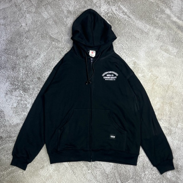 jaket zipper hoodie hrtn pria katun