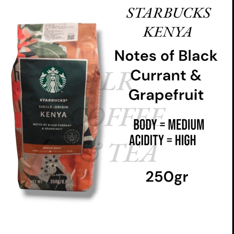 

Whole Bean/Biji Kopi Starbucks Single-Origin Kenya 250 gram