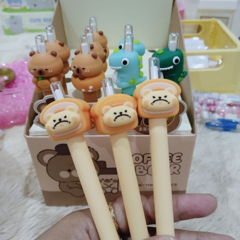 

[COD] Pensil Abadi Tidak Habis - Habis motif dino, capybara dam roti bear