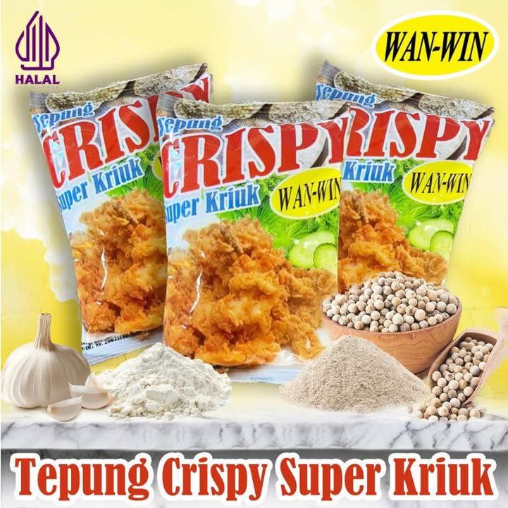 

[Paket 3 PCS] Tepung Crispy Serbaguna WanWin Super Kriuk