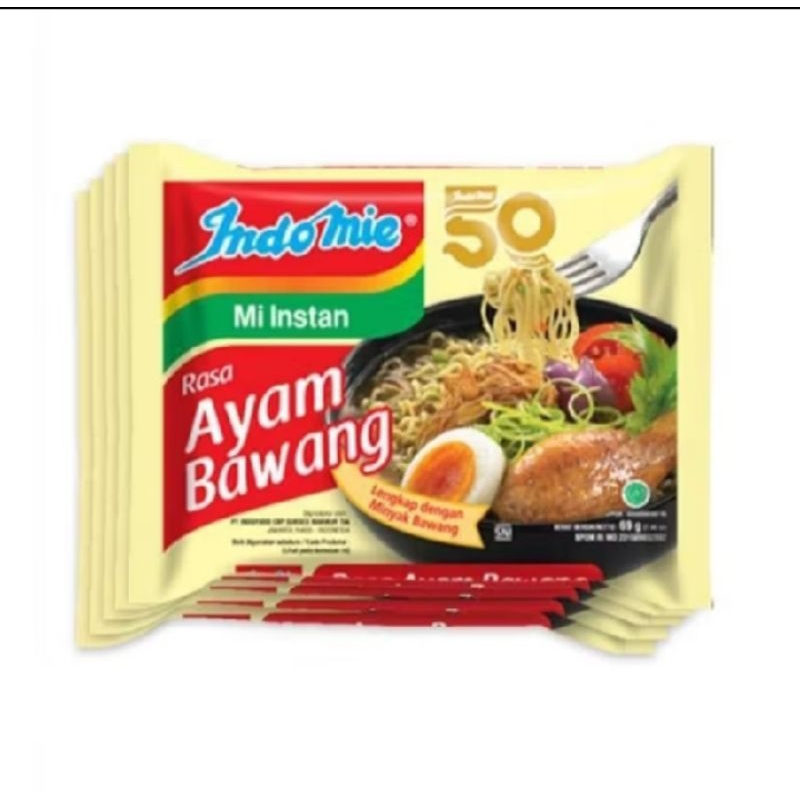 

Indomie Rasa Ayam Bawang Satuan (1 Pcs) / Mie Instan Indomie Ayam Bawang