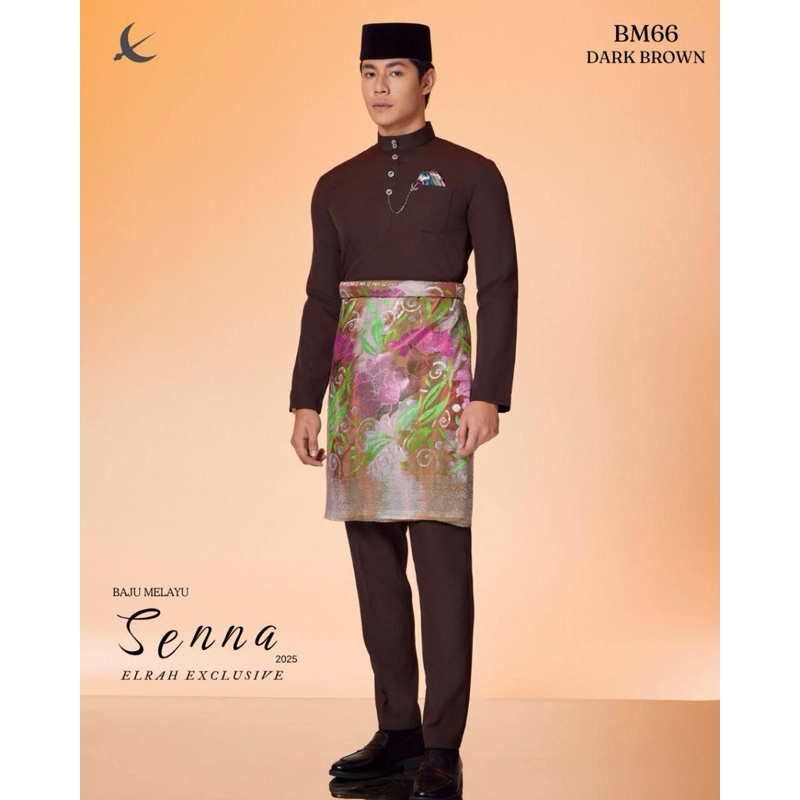 Elrah Exclusive- Senna- 2025 -Baju Kurung Laki
