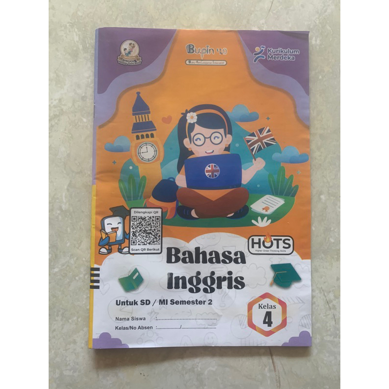 Buku LKS Bahasa Inggris SD / Mi Kelas 1, 2, 3, 4, 5, 6 (Minimal Pembelian 5 pcs)