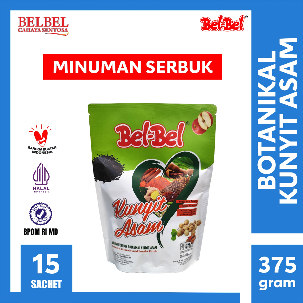 

Belbel Botanikal Kunyit Asam - 15 Sachet