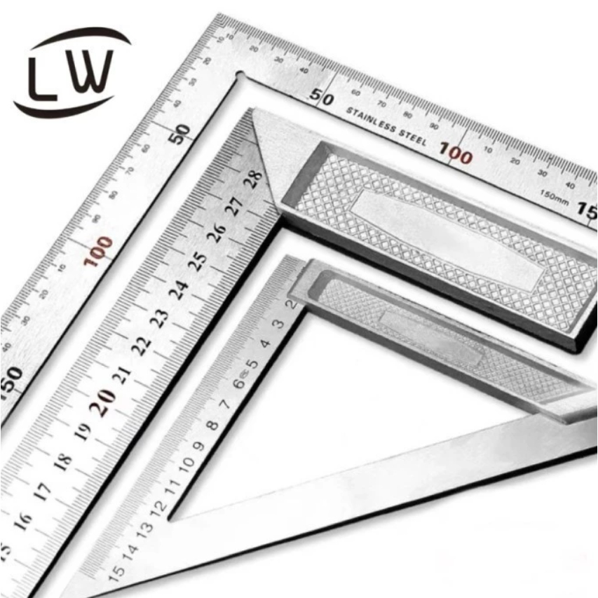 

PENGGARIS SIKU BESI TUKANG / TRIANGLE RULER - 200MM HIGH QUALITY