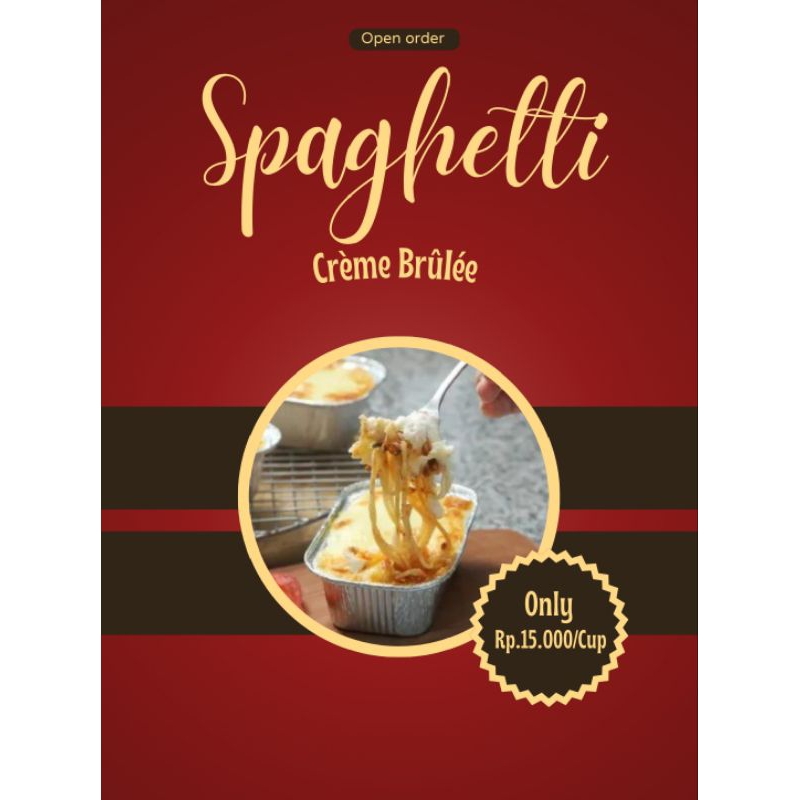 

Spaghetti Creme Brulee