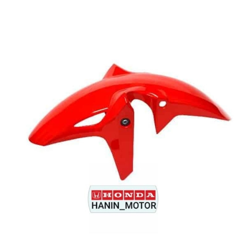 Spakbor Depan Merah Honda New CB150R Streetfire K15G ORIGINAL 61100K15920ZA