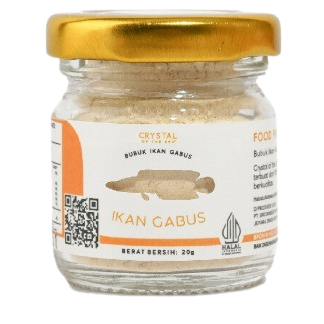 

Crystal Of The Sea Gabus Food Powder 20gr